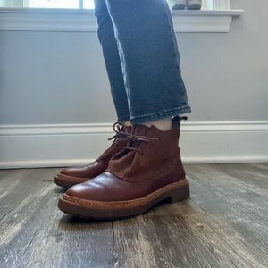 Clarks Suede & Leather Boots, size 7.5